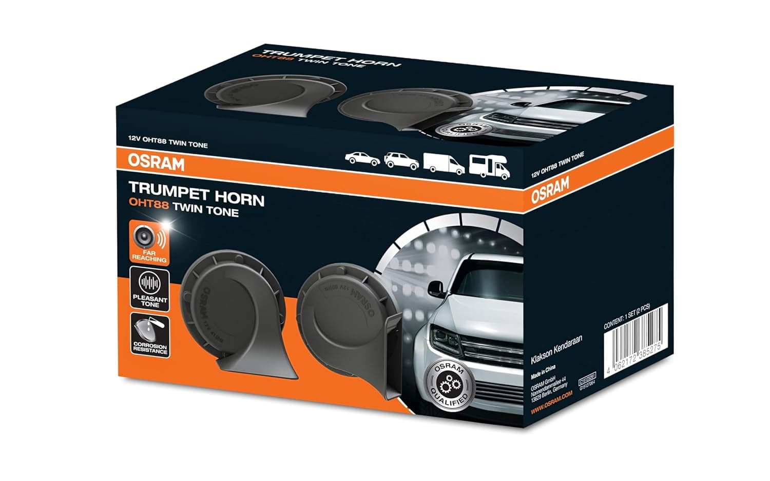 OSRAM Trumpet Horn OHT88 Twin Tone (A Reliable Upgrade for Your Ride)